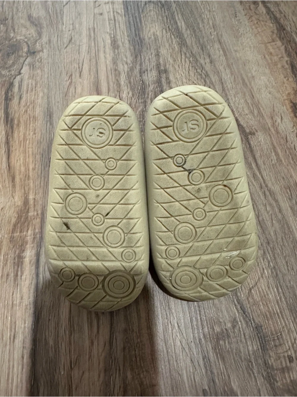 Toddler Tan Bow Mary Jane Walkers by